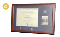 - Double Matting <br>- Blue and Silver Standard <br>- Nametag Slot (Optional) <br>- One Coin slot Class(Optional) <br>- Regular Glass ( shown with Anti Reflective) <br>-Lincoln Hall School Print included <br>ROOSEVELT - $ 325.00